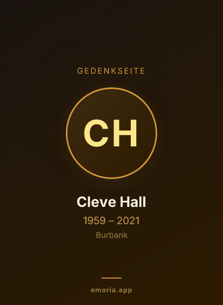 Gedenkportrait von Cleve Hall
