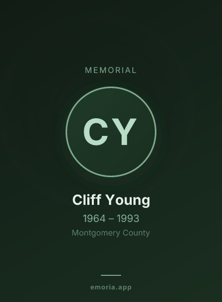 Memorial portrait of Cliff Young