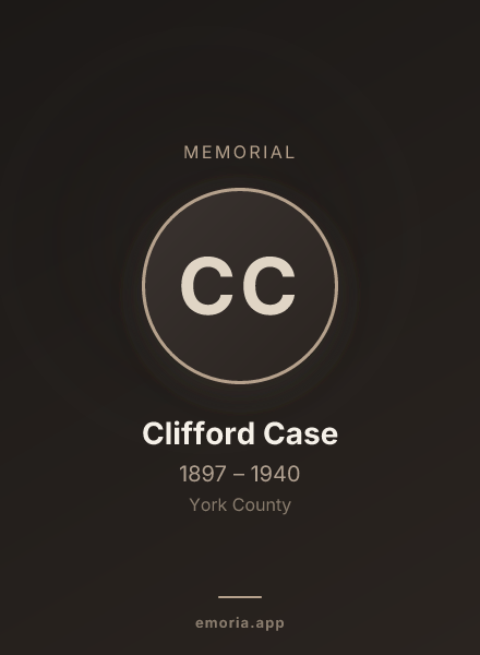 Memorial portrait of Clifford Case