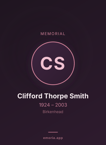 Memorial portrait of Clifford Thorpe Smith