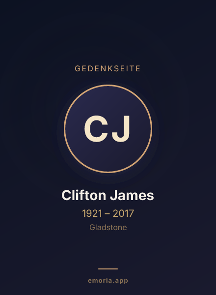 Gedenkportrait von Clifton James