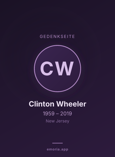 Gedenkportrait von Clinton Wheeler