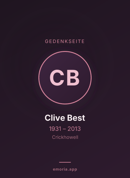 Gedenkportrait von Clive Best
