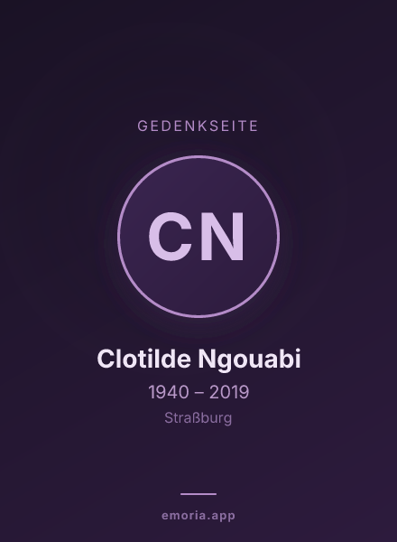 Gedenkportrait von Clotilde Ngouabi