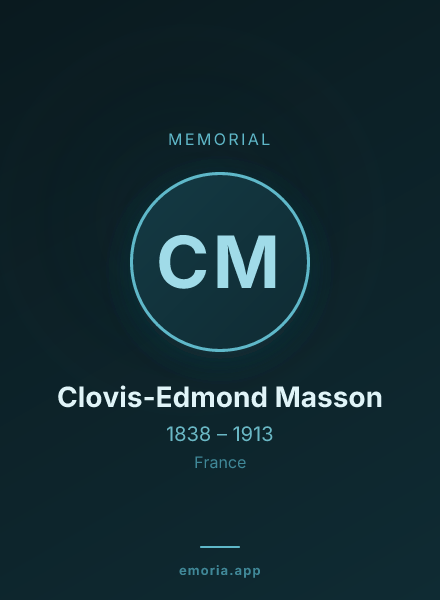 Memorial portrait of Clovis-Edmond Masson