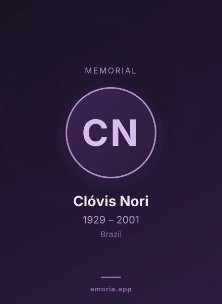 Memorial portrait of Clóvis Nori