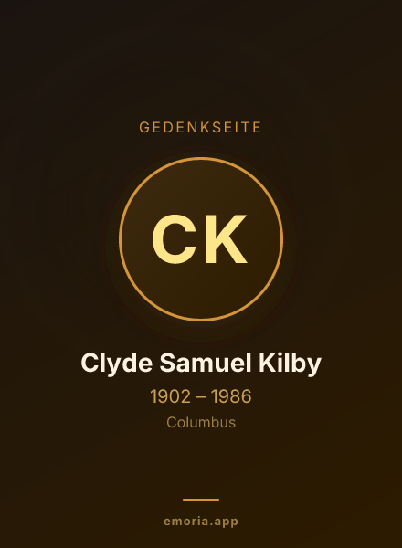 Gedenkportrait von Clyde Samuel Kilby