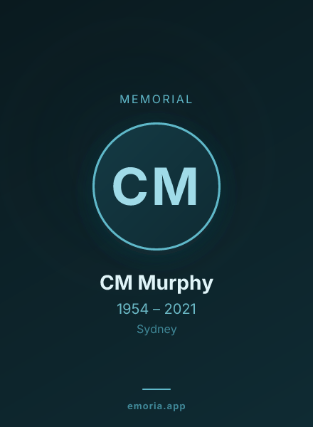 Memorial portrait of CM Murphy