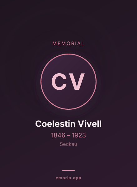 Memorial portrait of Coelestin Vivell