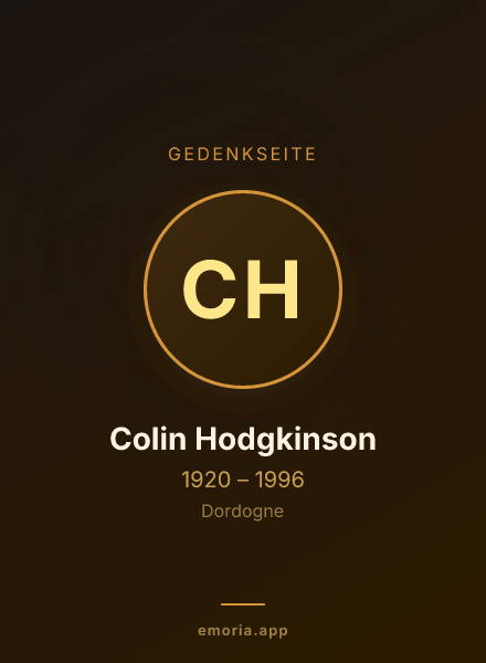 Gedenkportrait von Colin Hodgkinson