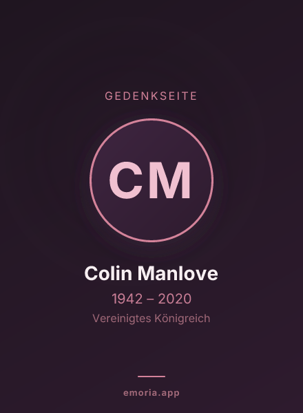 Gedenkportrait von Colin Manlove