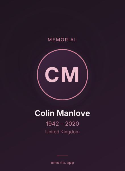 Memorial portrait of Colin Manlove
