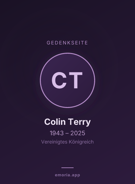 Gedenkportrait von Colin Terry