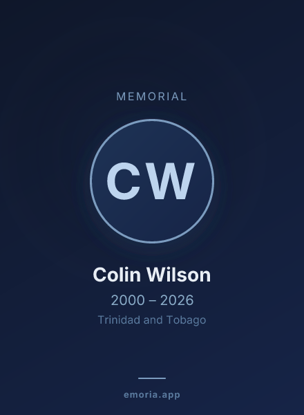 Memorial portrait of Colin Wilson