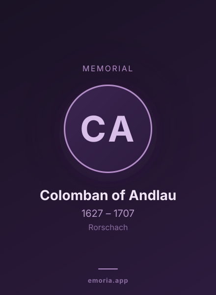 Memorial portrait of Colomban of Andlau