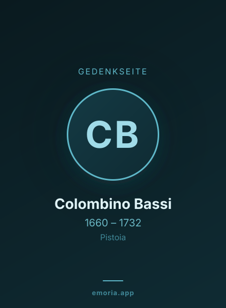Gedenkportrait von Colombino Bassi