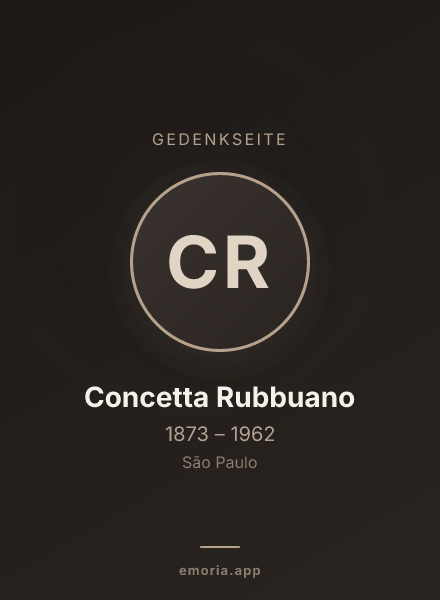 Gedenkportrait von Concetta Rubbuano