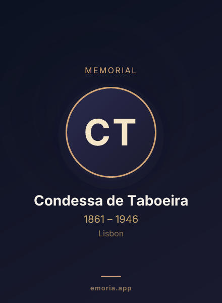 Memorial portrait of Condessa de Taboeira