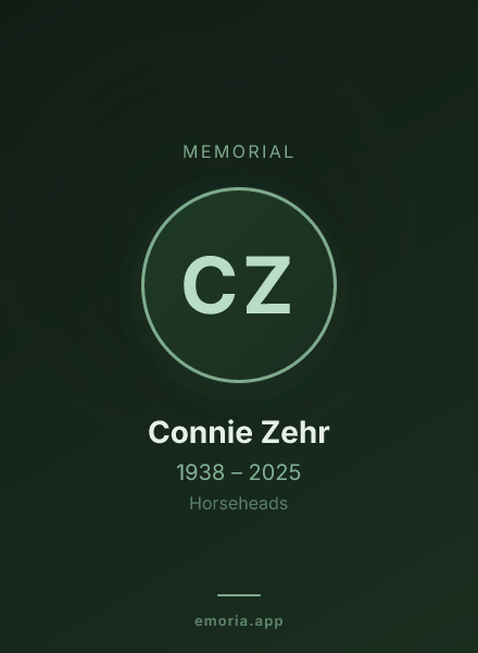 Memorial portrait of Connie Zehr
