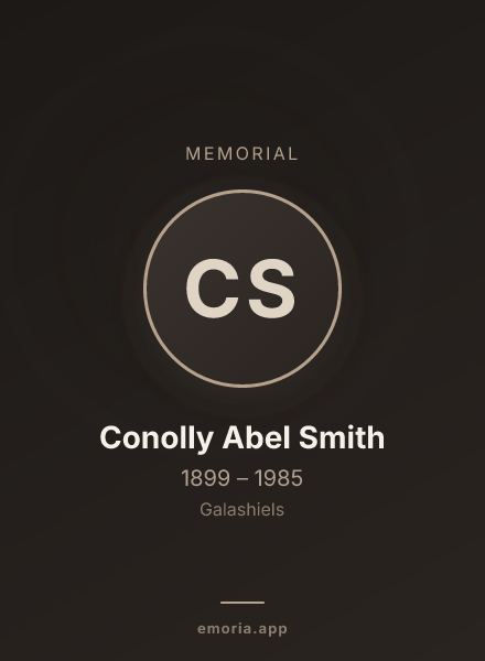 Memorial portrait of Conolly Abel Smith