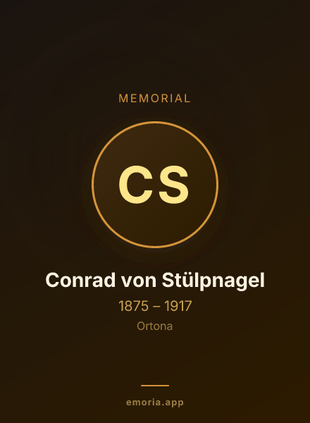 Memorial portrait of Conrad von Stülpnagel