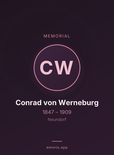 Memorial portrait of Conrad von Werneburg