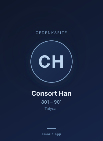 Gedenkportrait von Consort Han