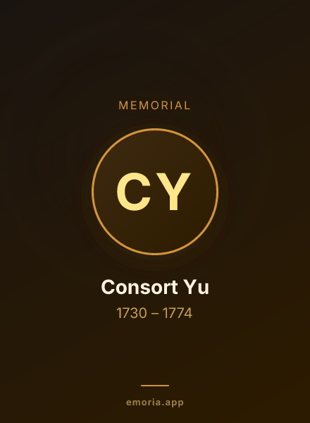 Memorial portrait of Consort Yu