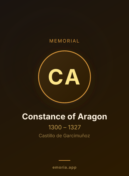 Memorial portrait of Constance of Aragon