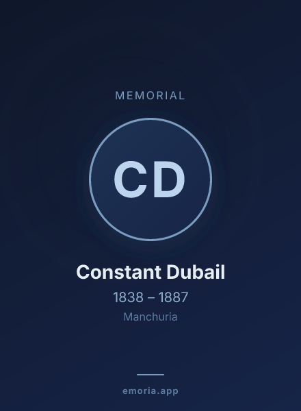 Memorial portrait of Constant Dubail