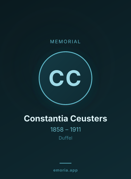 Memorial portrait of Constantia Ceusters