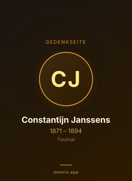 Gedenkportrait von Constantijn Janssens