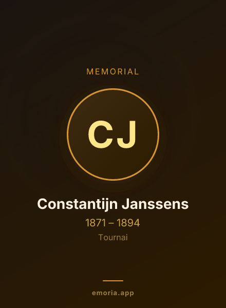 Memorial portrait of Constantijn Janssens