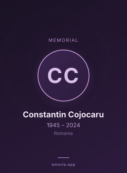 Memorial portrait of Constantin Cojocaru
