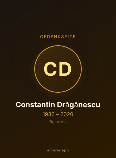 Gedenkportrait von Constantin Drăgănescu