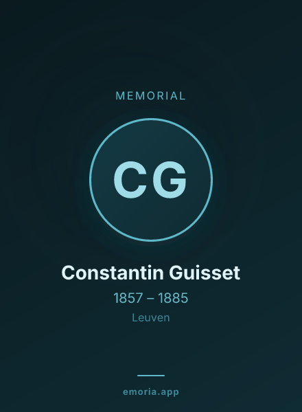 Memorial portrait of Constantin Guisset