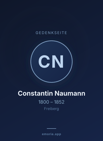 Gedenkportrait von Constantin Naumann