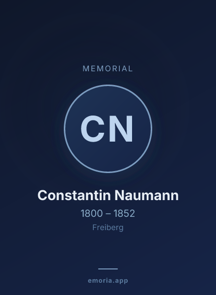 Memorial portrait of Constantin Naumann
