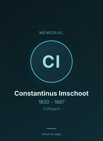 Memorial portrait of Constantinus Imschoot
