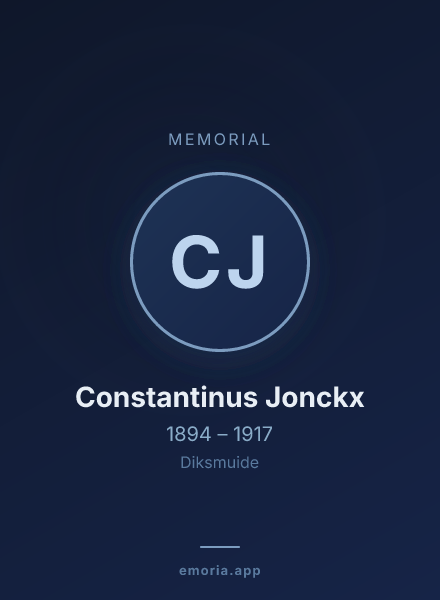 Memorial portrait of Constantinus Jonckx