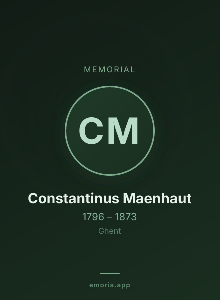 Memorial portrait of Constantinus Maenhaut