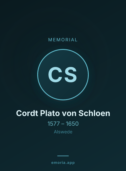 Memorial portrait of Cordt Plato von Schloen