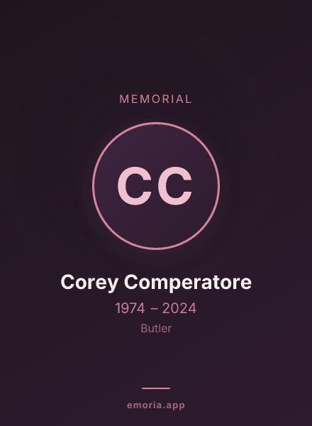 Memorial portrait of Corey Comperatore