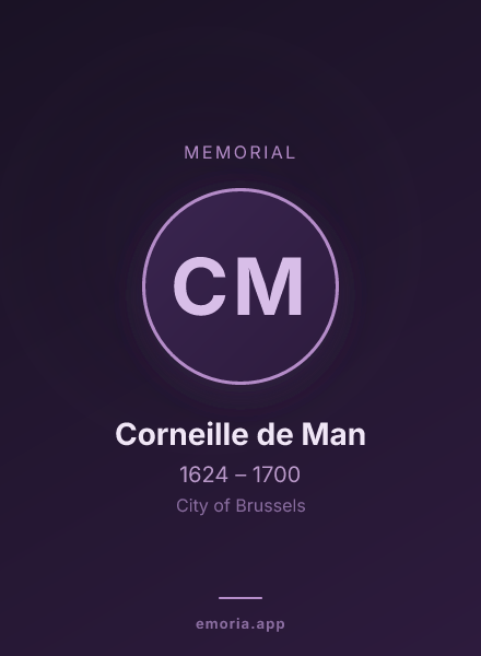 Memorial portrait of Corneille de Man