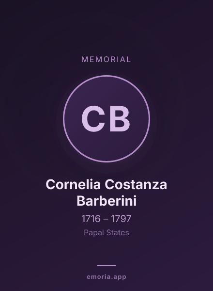 Memorial portrait of Cornelia Costanza Barberini
