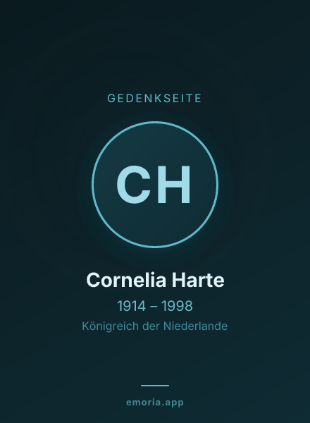 Gedenkportrait von Cornelia Harte