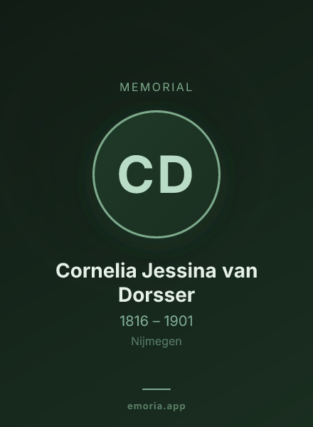 Memorial portrait of Cornelia Jessina van Dorsser