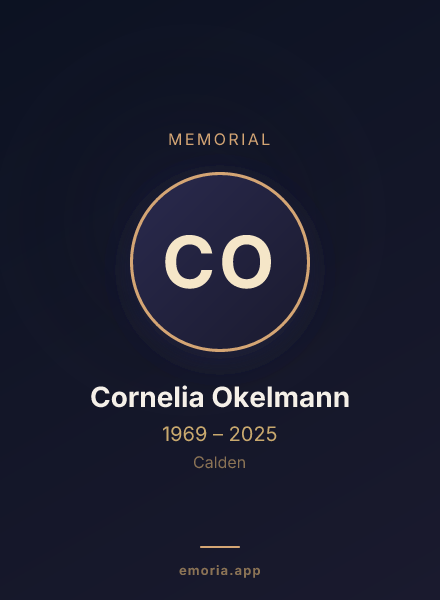 Memorial portrait of Cornelia Okelmann