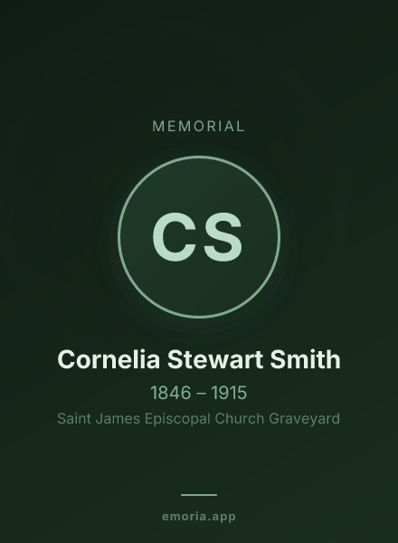 Memorial portrait of Cornelia Stewart Smith