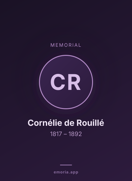 Memorial portrait of Cornélie de Rouillé